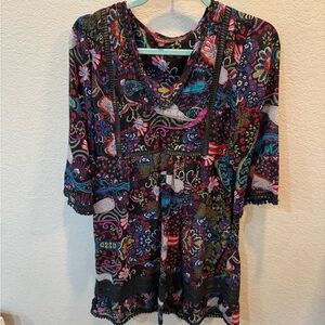 Ranna Gill Multicolor Patterned Dress